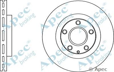 APEC BRAKING dsk3023 -  Тормозной диск